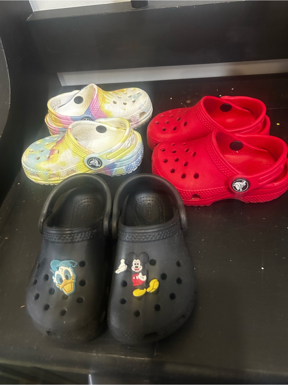 (3) Kids Croc-Style Slip-On Clogs unisex  size 5//6